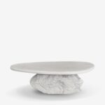 Coffee Table Zinol White 105x62cm (5)
