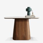 Console Totem Walnut White 120cm
