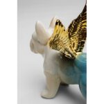 Deco Figurine Angel Wings Dog Blue (10)
