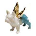 Deco Figurine Angel Wings Dog Blue (5)