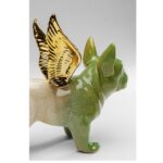 Deco Figurine Angel Wings Dog Green (12)