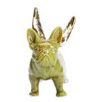 Deco Figurine Angel Wings Dog Green (7)