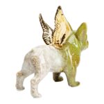Deco Figurine Angel Wings Dog Green (9)