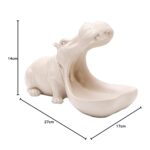 Deco Figurine Hungry Hippo Greige 17cm (10)