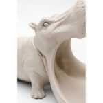 Deco Figurine Hungry Hippo Greige 17cm (11)
