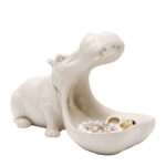 Deco Figurine Hungry Hippo Greige 17cm (4)