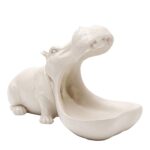 Deco Figurine Hungry Hippo Greige 17cm (5)