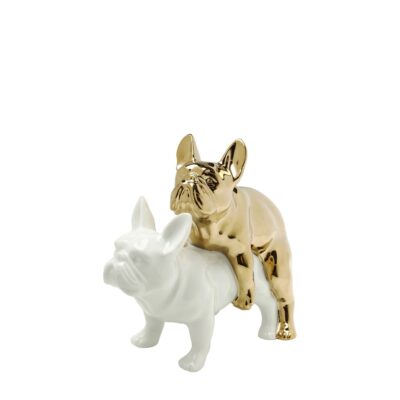 Deco Figurine Love Dogs Gold (9)