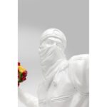 Deco Figurine Street Art Bouquet White 27cm (7)