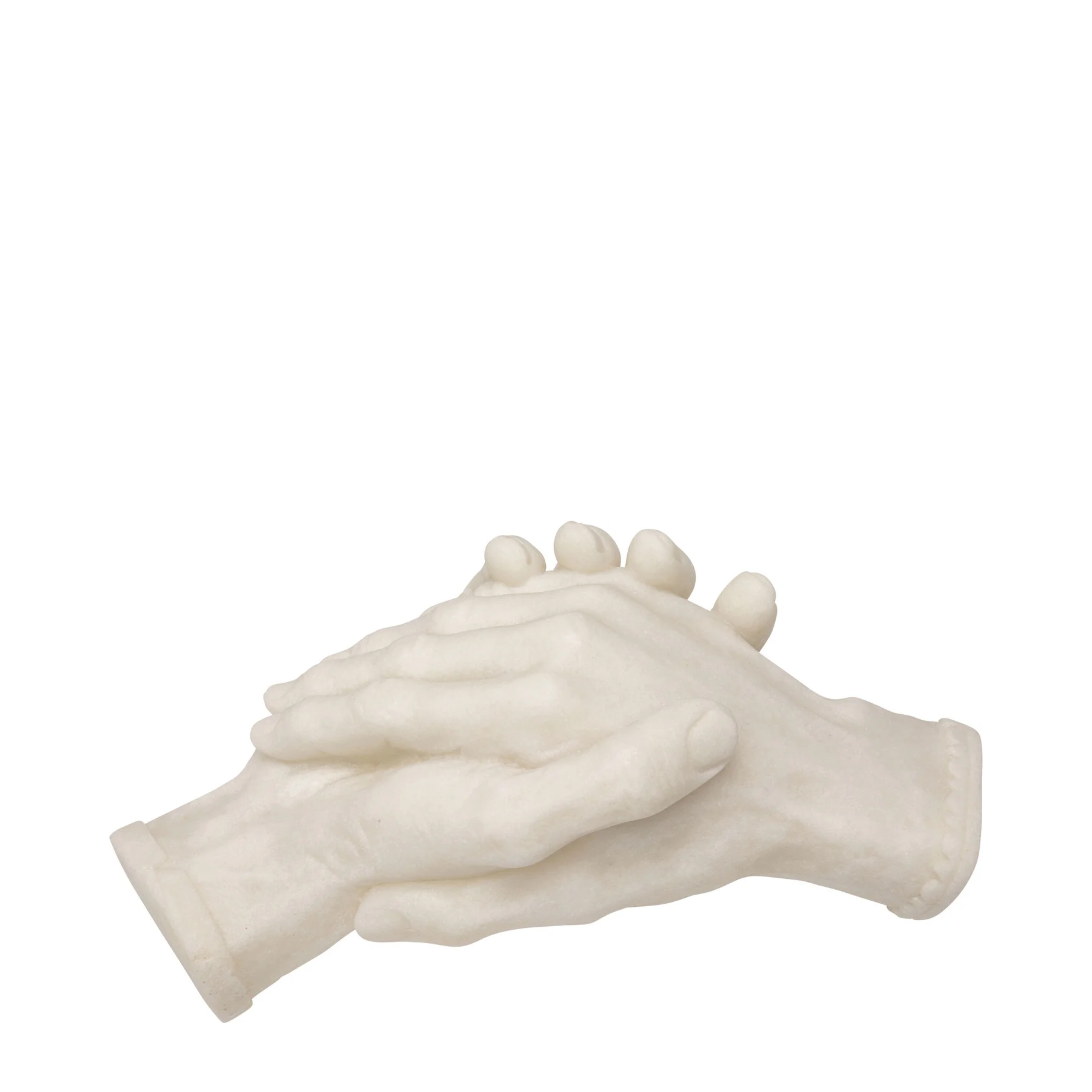 Deco Object Shake Hands White 25cm Deco Object Shake Hands White 25cm