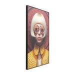 Framed Picture LED Fancy Blonde Lady 55x75cm (6)