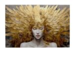 Glass Picture Celestial Muse 120x80cm