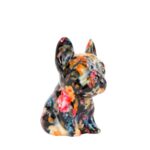 Money Box Dog Fiore Black 12cm (5)