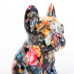 Money Box Dog Fiore Black 12cm (7)