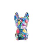 Money Box Dog Fiore Blue 12cm (5)
