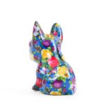 Money Box Dog Fiore Blue 12cm (6)