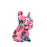 Money Box Dog Fiore Pink 12cm (6)