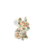 Money Box Dog Fiore White 12cm