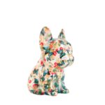 Money Box Dog Fiore White 12cm (6)