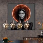 Picture Muse Geometry LED 80x80cm
