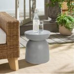 Side Table Cement Grey Ø40cm (2)