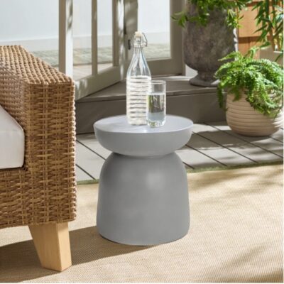 Side Table Cement Grey Ø40cm (2)