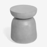 Side Table Cement Grey Ø40cm (4)