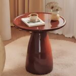 Side Table Chocolate Brown Ø36.5cm (6)