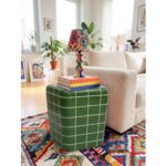 Side Table Cubix Green 33.5x33.5cm (4)