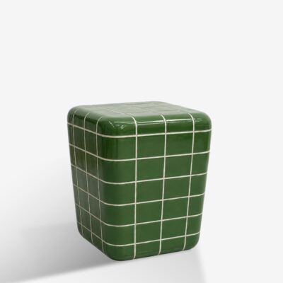 Side Table Cubix Green 33.5x33.5cm