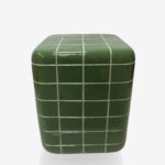 Side Table Cubix Green 33.5x33.5cm (7)