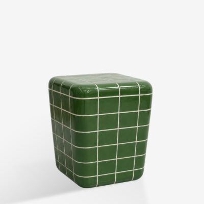 Side Table Cubix Green 33.5x33.5cm B