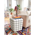 Side Table Cubix White 33.5x33.5cm (2)