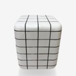Side Table Cubix White 33.5x33.5cm (6)