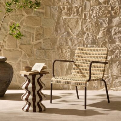 Side Table Dulce Cream Mocca Ø35cm (2)