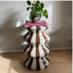 Side Table Dulce Cream Mocca Ø35cm (7)