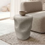 Side Table Onda Sand Beige Ø35cm (2)