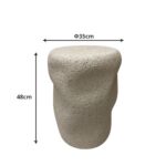 Side Table Onda Sand Beige Ø35cm (6)