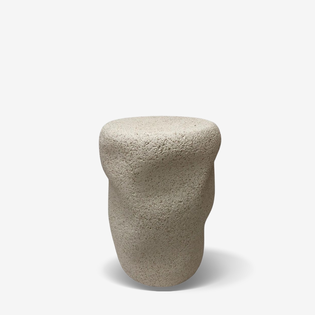 Side Table Onda Sand Beige Ø35cm Side Table Onda Sand Beige Ø35cm