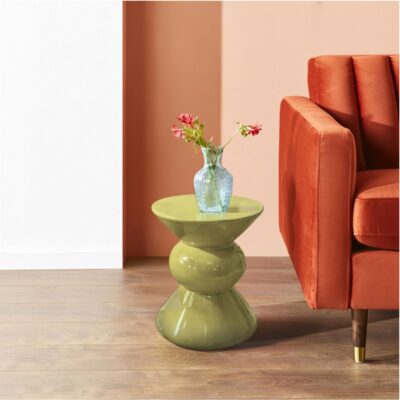 Side Table Vivid Lime Ø35cm (3)
