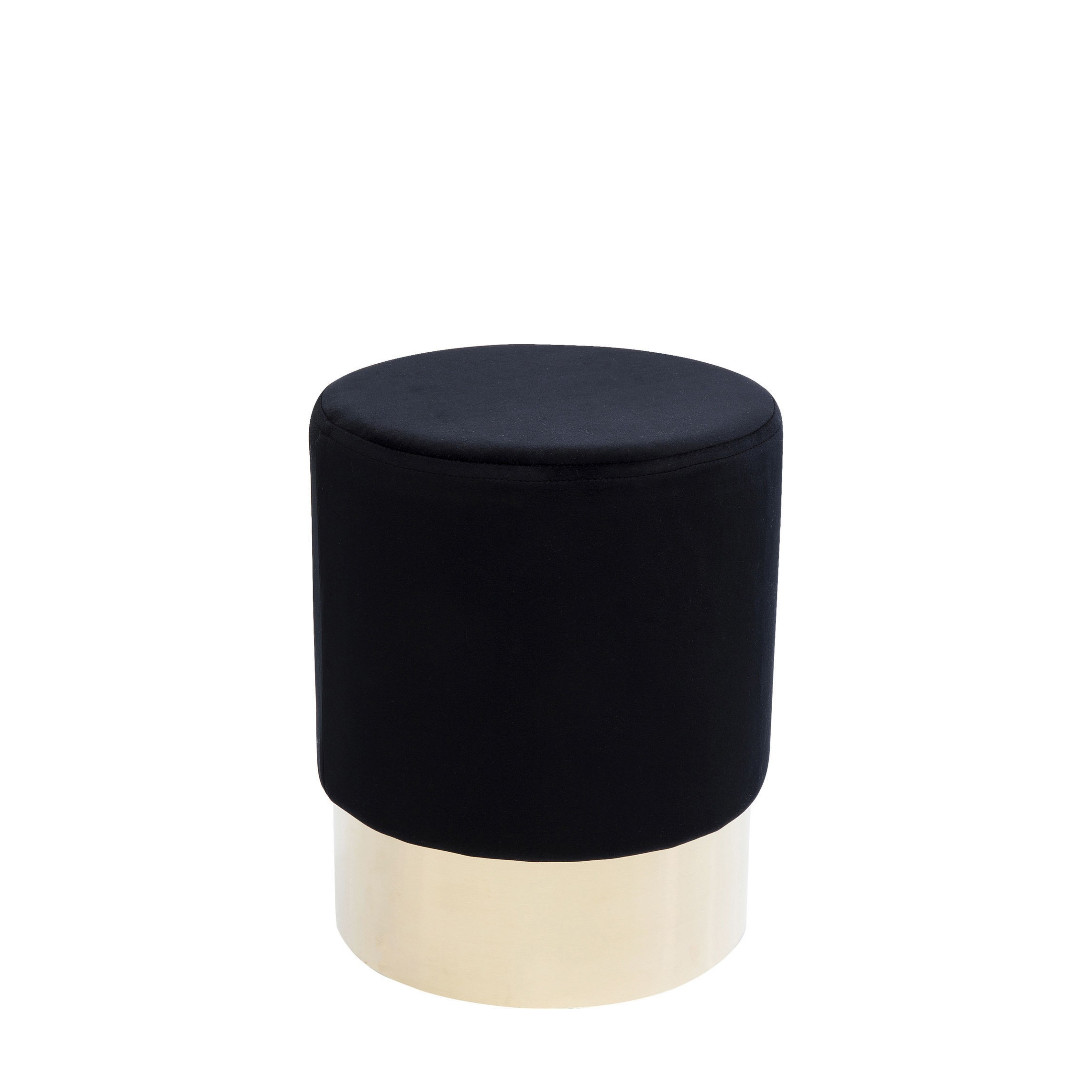 Stool Cherry Black Brass Ø35cm Stool Cherry Black Brass Ø35cm