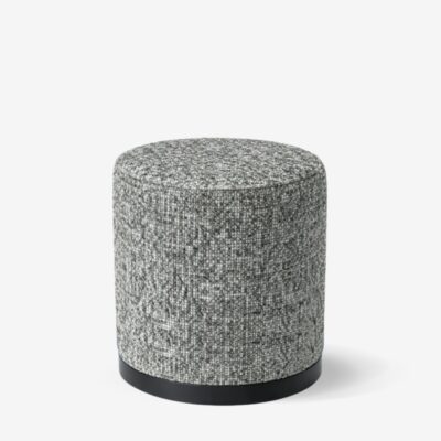Stool Cloud Black Beige Ø40cm B (2)