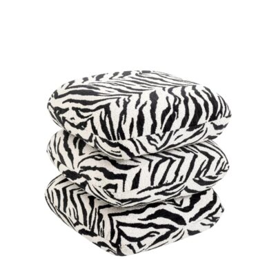 Stool Pepino Tiger Black 45x45cm