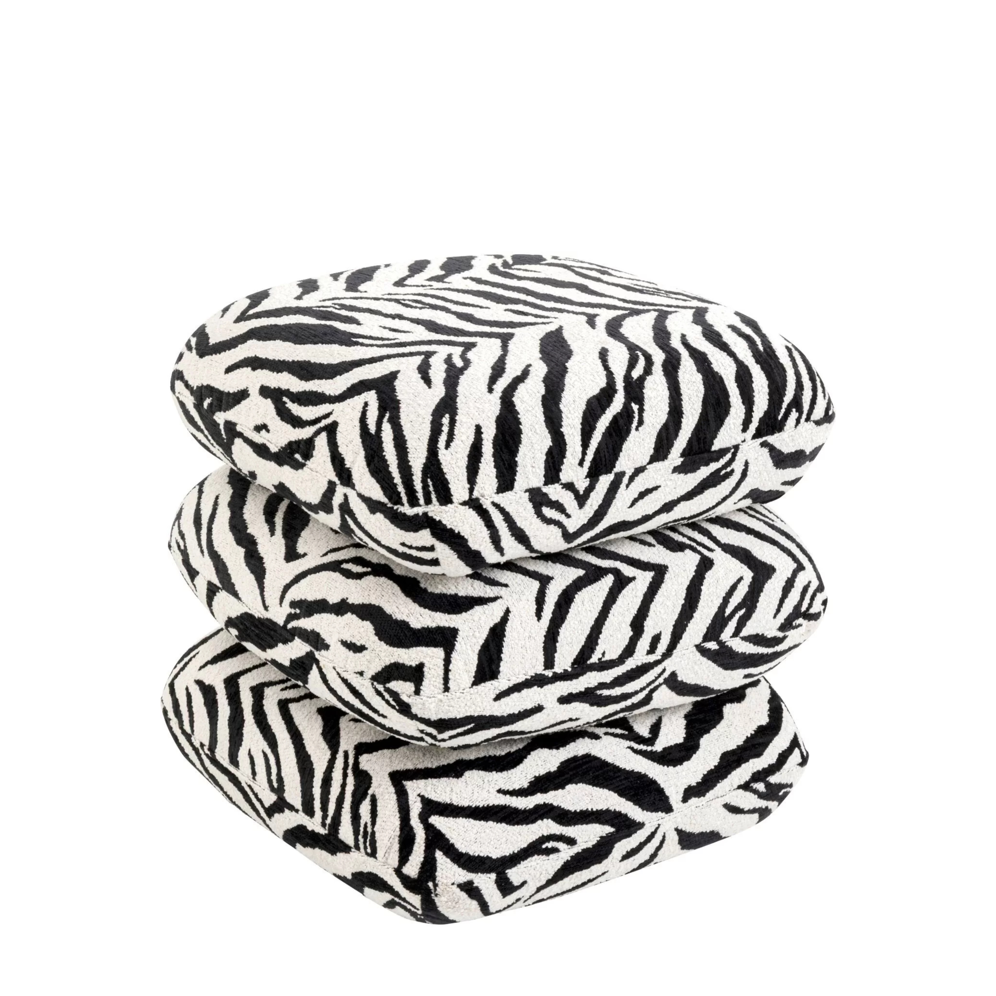 Stool Pepino Tiger Black 45x45cm