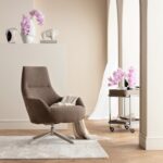 Swivel Armchair Mimi Mocca (3)