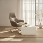 Swivel Armchair Mimi Mocca (5)