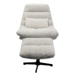 Swivel Armchair + Stool Columbia (6)