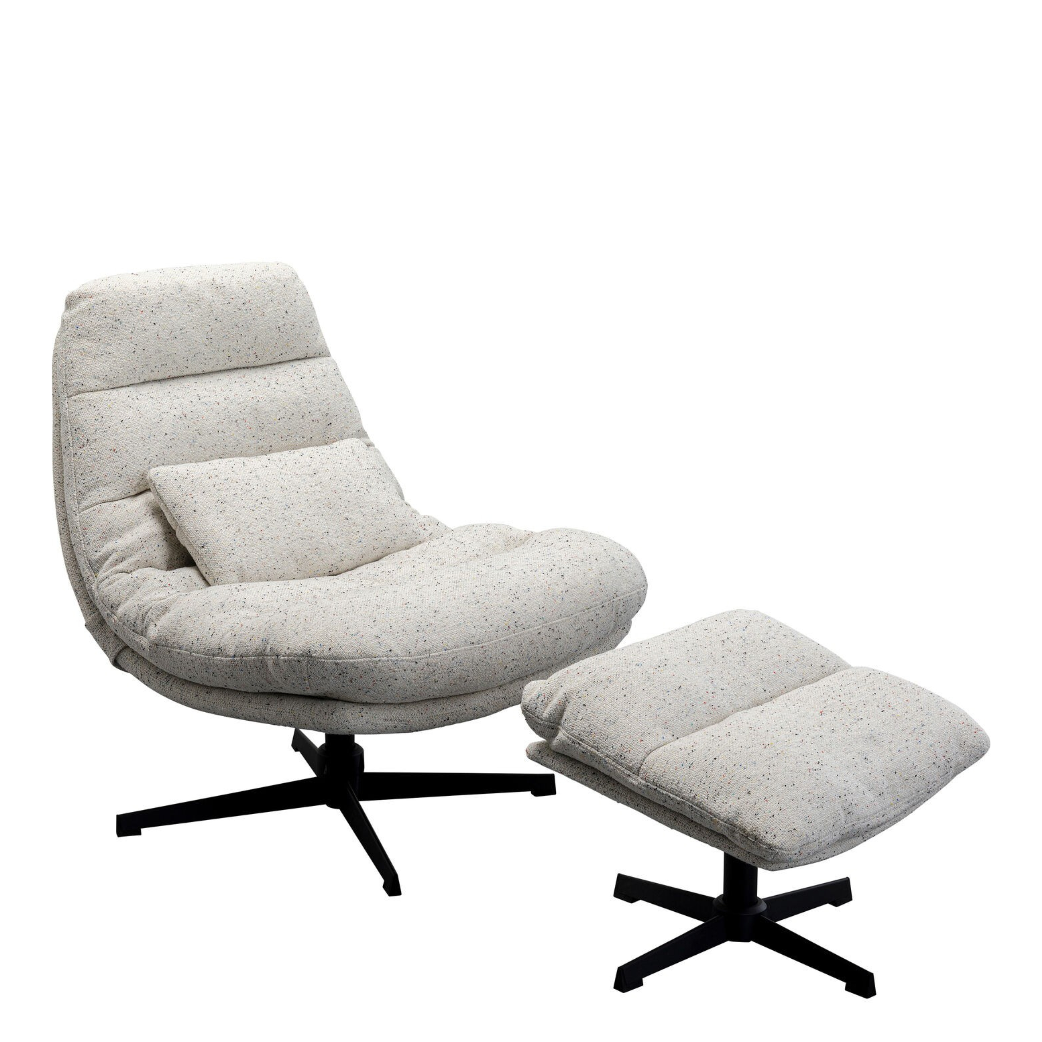 Swivel Armchair + Stool Columbia Swivel Armchair + Stool Columbia