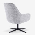 Swivel Armchair Tiffany White Grey (6)
