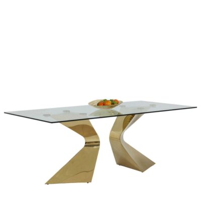 Table Gloria Gold 200x100cm